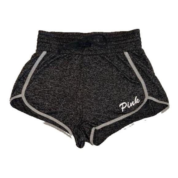 Victorias Secret Pink Gray Activewear Shorts Size Small - Picture 1 of 3